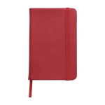 Carnet de poche avec pages à rayures couleur rouge 6