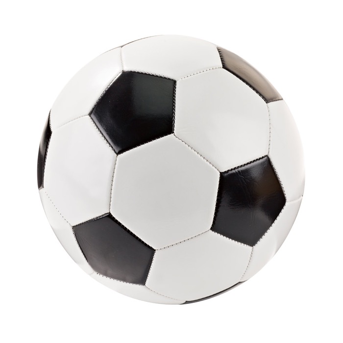 Ballon de football Patch couleur noir