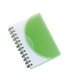 Mini carnet avec couverture pliable couleur vert clair 3