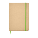 Carnet A5 personnalisé papier recyclé couleur vert lime 5