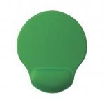 Tapis de souris avec repose-poignet couleur vert première vue