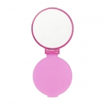 Miroir de poche BasicStyle couleur rose première vue