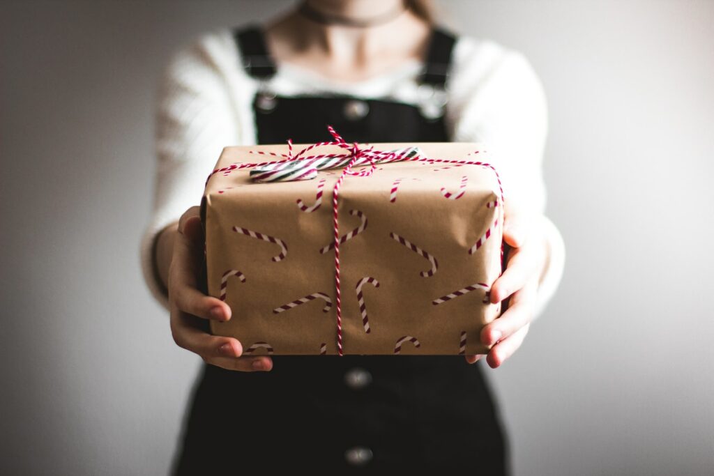 Offrir un goodie personnalisé pour Noël