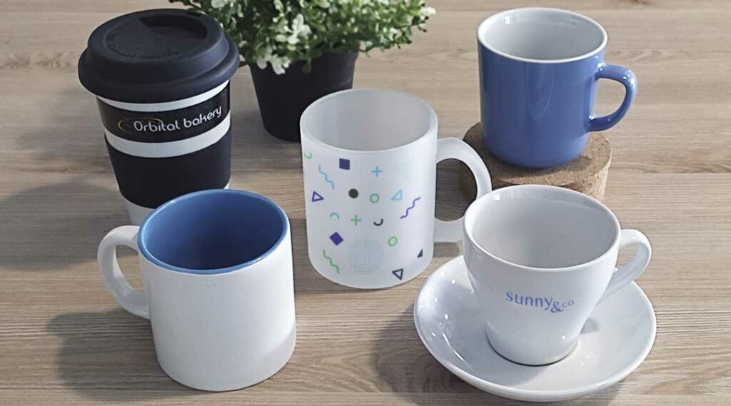 Tasses personnalisables avec logo