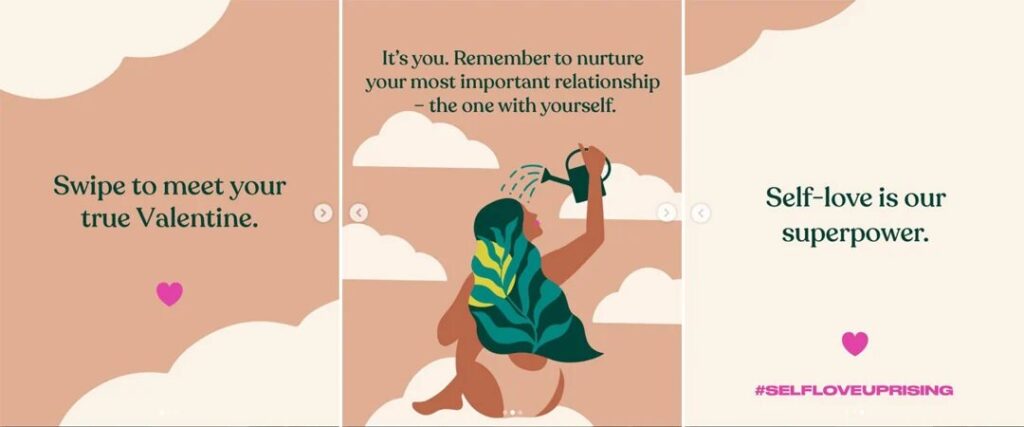 publication instagram the body shop