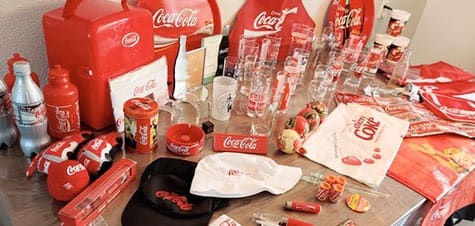 Objet publicitaire coca cola