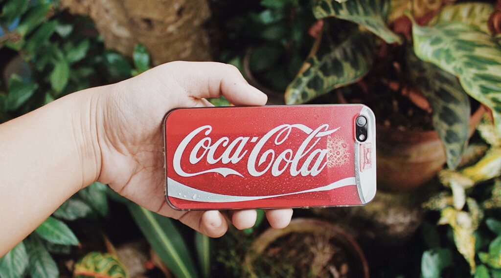 Coque téléphone coca cola