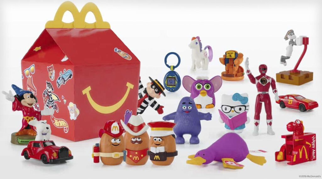 Objets publicitaires Happy meal