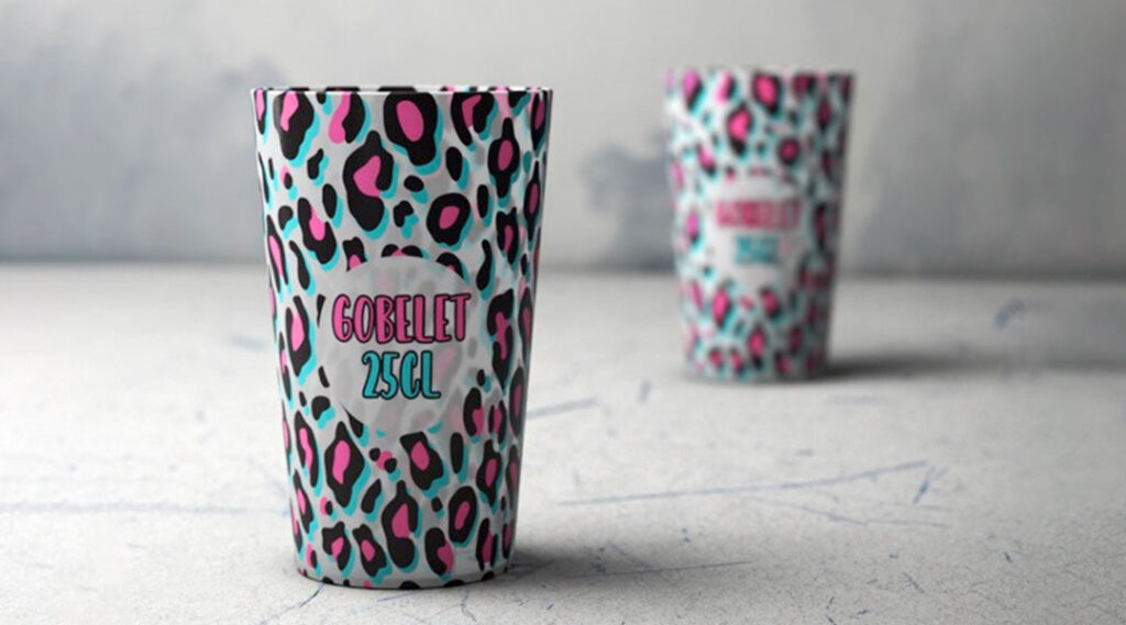 Gobelet publicitaire avec logo