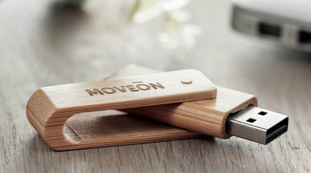 Clé USB personnalisée avec le logo d'une entreprise