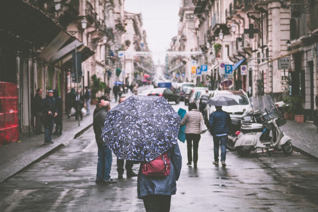 Parapluie rue 