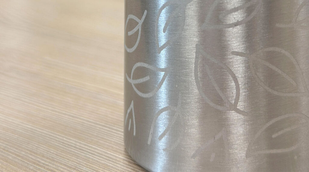 gravure laser sur aluminium