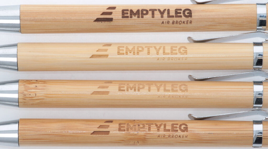 Gravure laser stylo bois