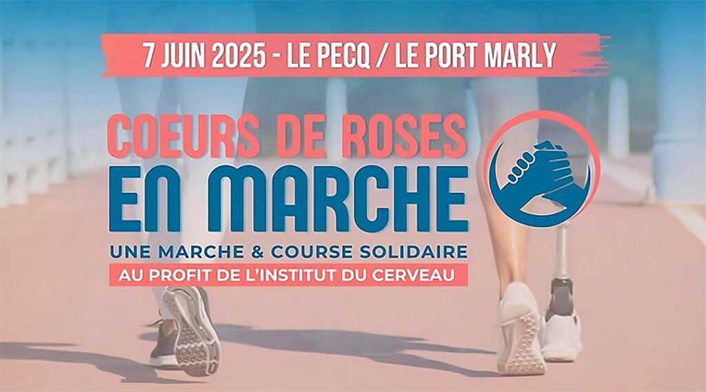 Affiche de la marche pour l'association