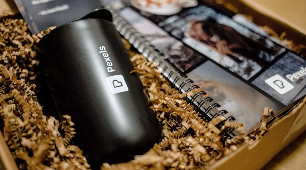 kit de bienvenue avec logo simple