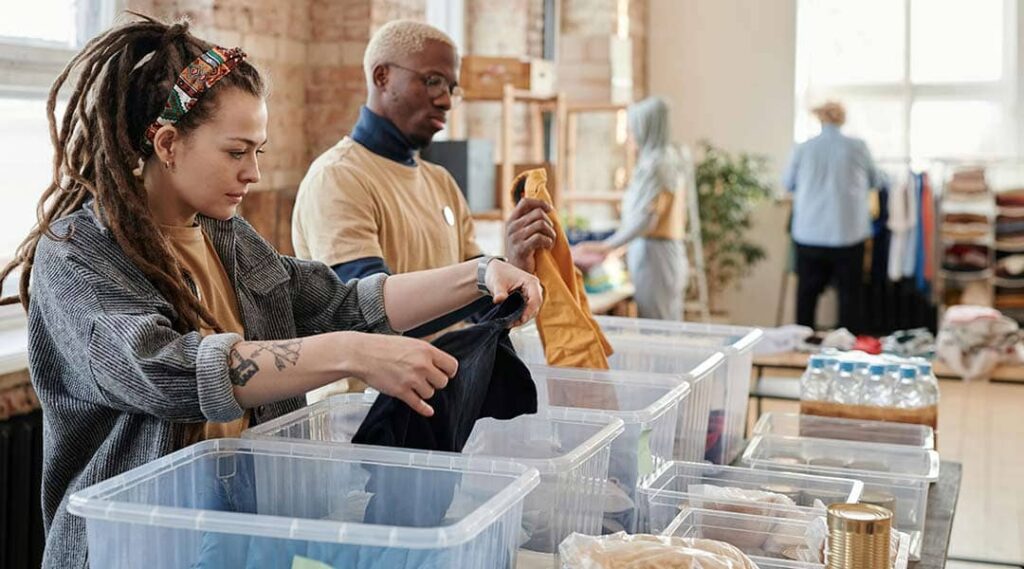 mise en place actions caritatives