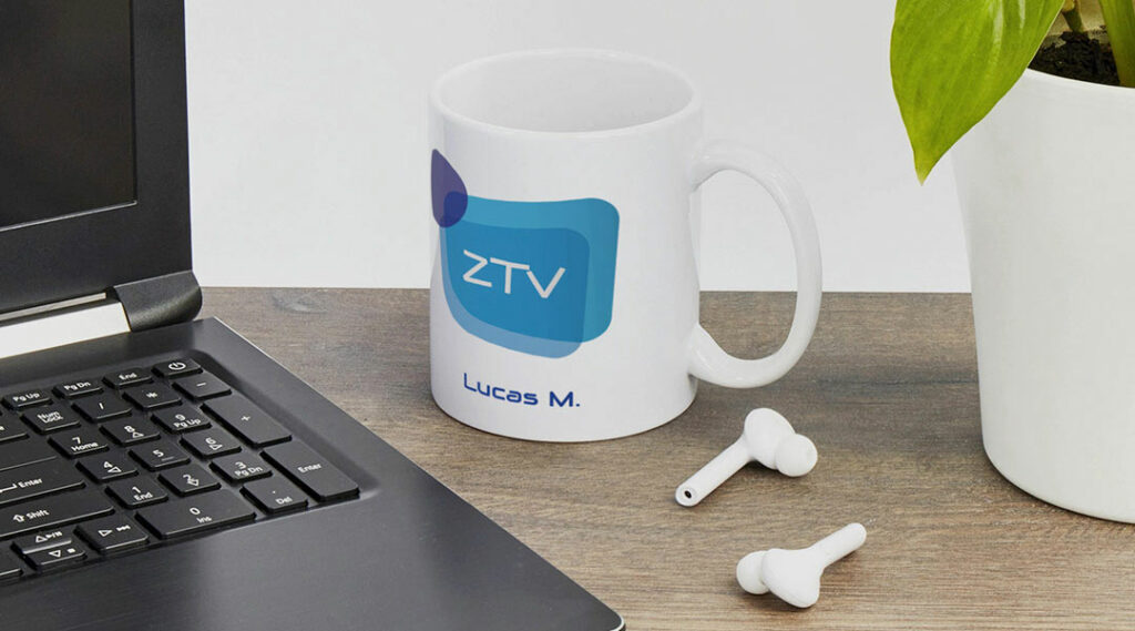 Tasse personnalisée d'une entreprise