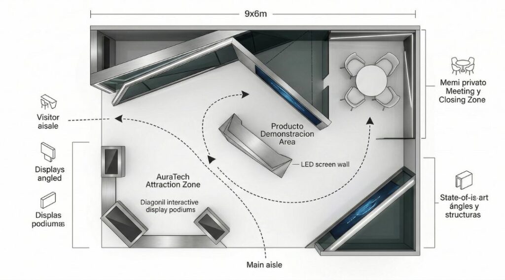 schema ia stand pour salon