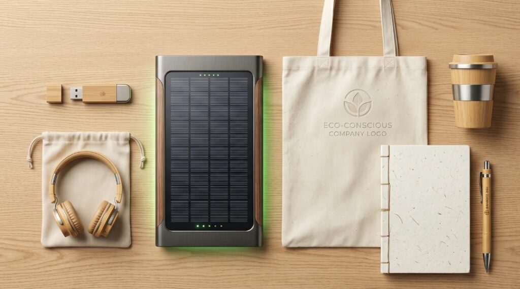plusieurs goodies écologiques