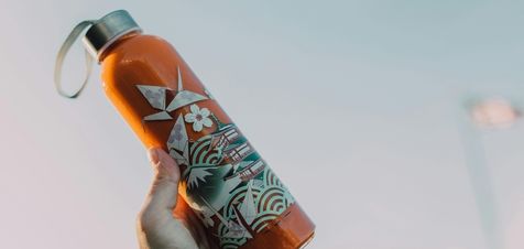 gourde personnalisée avec visuel