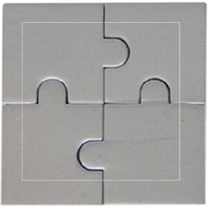 Position de marquage puzzle back avec tampographie