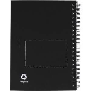 Position de marquage back notebook avec laser