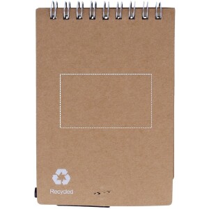 Position de marquage back notebook avec tampographie