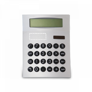 Position de marquage calculatrice calculatrice avec tampographie
