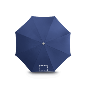 Position de marquage parasol pan 1 avec sérigraphie textile