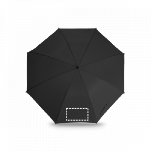 Position de marquage parapluie pan 1 avec sérigraphie textile