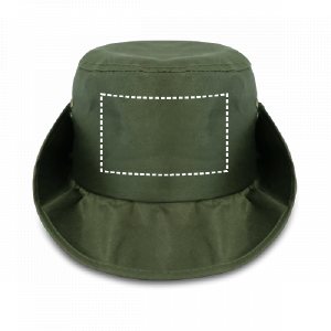 Position de marquage chapeau devant avec broderie (jusquà 6cm2)
