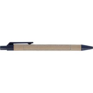 Sur le corps du stylo, côté gauche