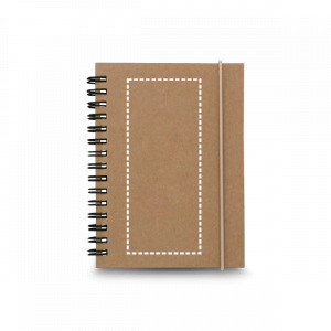 Bloc-notes devant