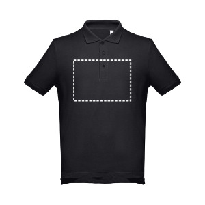Polo de manche courte poitrine
