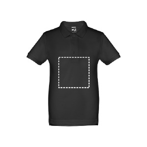 Polo de manche courte poitrine