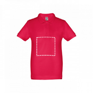 Polo de manche courte poitrine