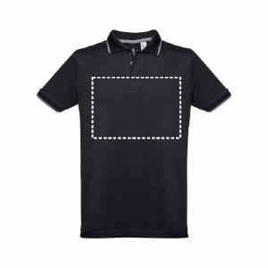 Polo de manche courte poitrine