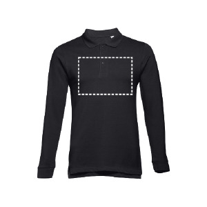 Polo de manche courte poitrine