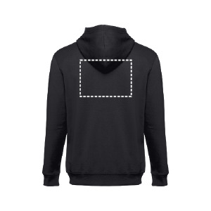 Sweat zip avec capuche poitrine