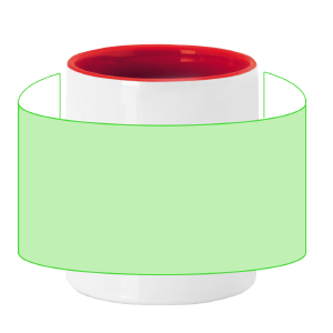Centré autour de la tasse