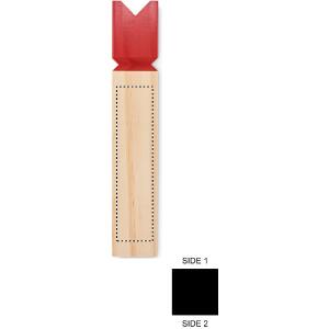 Côté 1 bâton rouge