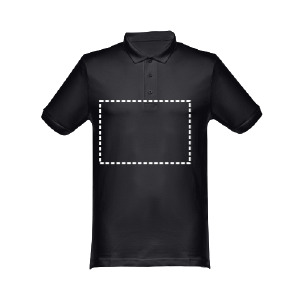 Polo de manche courte poitrine