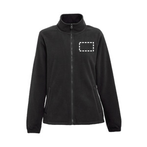 Sweat zip avec capuche poitrine