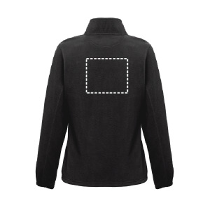 Sweat zip avec capuche dos