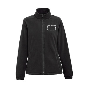 Sweat zip avec capuche poitrine