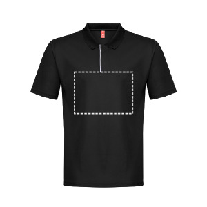 Polo de manche courte poitrine