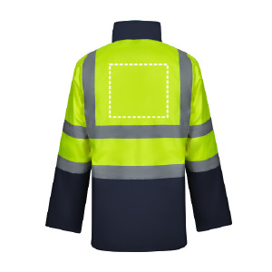 Manteau reflecteur dos