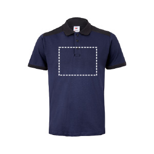 Polo de manche courte poitrine