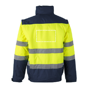 Manteau reflecteur dos