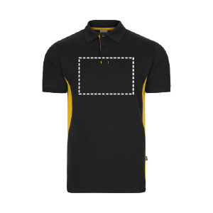 Polo de manche courte poitrine